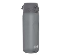 Ion8 Sports Water Bottle, 750 ml/24 oz, Leak Proof, Easy to Open, Secure Lock, Dishwasher Safe, BPA Free, Flip Cover, Carry Handle, Soft Touch Contoured Grip, Easy Clean, Odour Free, Grey