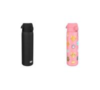 Ion8 Steel Water Bottle, 600 ml/20 oz, Leak Proof, Easy to Open, Secure Lock, Dishwasher Safe & Steel Water Bottle, 600 ml/20 oz, Leak Proof, Easy to Open, Secure Lock, Dishwasher Safe