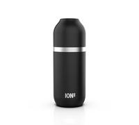 Ion8 Vacuum Insulated Flask for Hot Drinks or Cold Drinks, Black | Large Insulated Mug, 2 Cups Capacity, Magnetic Cap, Stylish, and Soft Base Pad, 700ml (24oz)