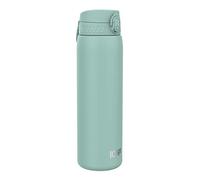ION8 Vacuum Insulated Stainless Steel 1 Litre Water Bottle, 920 ml/31 oz, Leak Proof, Easy to Open, Secure Lock, Dishwasher Safe, Carry Handle, Metal Water Bottle, Ideal for Sports, Turquoise