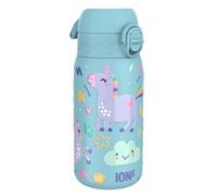 ION8 Vacuum Insulated Steel Water Bottle, 320 ml/11 oz, Leak Proof, Easy to Open, Secure Lock, Dishwasher Safe, Carry Handle, Metal Water Bottle, ThermoShield Stainless Steel, Unicorns