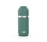 Ion8 Vacuum Insulated ThermoShield Flask for Hot Drinks or Cold Drinks, Large Insulated Mug, 2 Cups Capacity, Magnetic Cap, and Soft Base Pad - Stylish and Eco-Friendly, Green