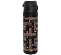 ION8 Water Bottle, 500ml/18oz, Slim Leak Proof & BPA-Free Drinking Bottle, Secure Lock Prevents Spills, Dishwasher Safe, Carry Handle, Ideal for Adults & Kids - Travel, Gym & School, Gamer