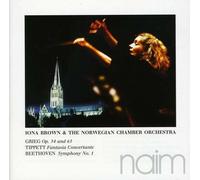 IONA BROWN & THE NORWEGIAN CHAMBER ORCHESTRA- GRIEG,TIPPETT,BEETHOVEN CD NEW