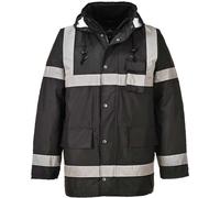 PORTWEST Iona Lite Traffic Jacket Waterproof Reflective Safety S433