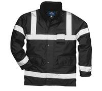 Iona Lite Waterproof High Visibility Black or Navy Jacket Portwest S433