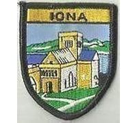 IONA Scotland Crest Flag World Embroidered Patch Badge