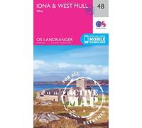 Iona & West Mull Map | Weatherproof | Ulva | Ordnance Survey | OS Landranger Active Map 48 | Scotland | Walks | Cycling | Days Out | Maps | Adventure: 048