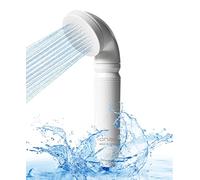 IONAC shower head with filter, water softener shower (replacement filter), white