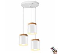 IONAZQTWW Wireless Hanging Light with Remote Control Rechargeable Pendant Chandelier for Kitchen Island Dining Table Living Room Bedroom Battery Operated Non Hardwired Farmhouse Style Fixture.