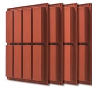 ionEgg Large Rectangle Granola Bar Silicone Mold - 8 Cavity Nutrition/Cereal Energy Bar Maker, Butter Stick Mold, Pack of 4