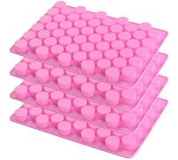 ionEgg Silicone Gummy Mold for Keto Snacks, Apple Cyliner Vinegar Gummies, Chocolates, Hard Candy, Candy Making Supplies, with 2 Droppers Pack of 4