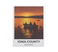 Ionia County Michigan，Jigsaw Puzzle Adults Kids Children's Educational Toy Personalized Gift（75x50cm）-HK45