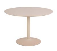 ionia wooden round dining table in beige