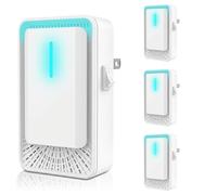 Ionic Air Purifier Plug In,Negative Ion Air Ionizers for Home,Quiet Operation,Air Freshener for Bedroom, Office, Room, Kitchen, Odor, Smoke Dust,Mini Air Purifier for Small Room (4 Pack)