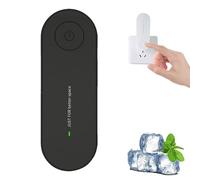 Ionic Air Purifier Plug In Uk, 360° Mini Portable Filter-Free Purifier Negative Ion Generator for Pet Odors, Smoke & Dust, Ultra Quiet for Bedrooms, Home, Office, Toilet (Black)