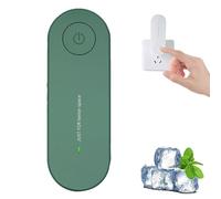 Ionic Air Purifier Plug In Uk, 360° Mini Portable Filter-Free Purifier Negative Ion Generator for Pet Odors, Smoke & Dust, Ultra Quiet for Bedrooms, Home, Office, Toilet (Green)
