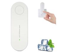 Ionic Air Purifier Plug In Uk, 360° Mini Portable Filter-Free Purifier Negative Ion Generator for Pet Odors, Smoke & Dust, Ultra Quiet for Bedrooms, Home, Office, Toilet (White)