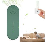 Ionic Air Purifier Plug in UK, Small All-in-One Air Purifiers, Whisper Quiet, Filter-Free, for Living Room, Bedrooms, Study Rooms, Toilets (Green)