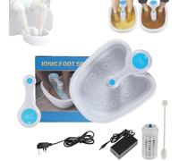 Ionic Foot Bath 220V, Professional Ionic Foot Spa at Home Detox (White)