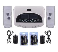 Ionic Foot Bath Detox Machine, Professional Ion Cleanse Detox Foot Spa with 2 Round Arrays + 2 Waist Belts + 2 Wrist Strap, LCD Digital Display, for Stress Relief, Helping Sleep