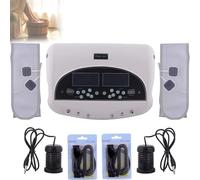 Ionic Foot Bath Detox System with Digital LCD Display, Includes 2 Waist Belts, 2 Wrist Straps, 2 Arrays for Stress Relief