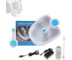 Ionic Foot Bath, Ionic Detox Foot Bath, Complete Foot Electrolysis Bath Kit, Portable Foot Spa Cleaning Machine (New)