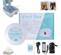 Ionic Foot Spa at Home Detox and Cleanse, 2.0 Ion Leg Spa, Ionic Detox Foot Bath Machine with Professional Tub Basin, Body Calf Relaxed and Relieved (Without Basin)