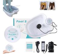 Ionic Foot Spa at Home Detox and Cleanse,Foot Spa and Massager with Heater,Ionic Detox Feet Bath Machine with Professional Tub Basin,Body Relieved (with Basin)