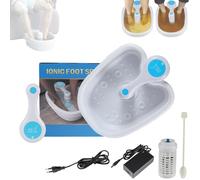 Ionic Foot Spa Detox,Ionic Foot Spa at Home Detox and Cleanse,Ionic Detox Foot Bath Machine with Professional Tub Basin,Experience Ultimate Relaxation and Body Detoxification (with Basin)