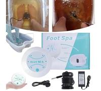 Ionic Foot Spa Detox, Professional Ionic Foot Spa at Home Detox with Professional Tub Basin, Experience Ultimate Relaxation and Body Detoxification Every Time (No Basin)