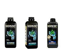 Ionic Hydro Bloom 1 Litre & Ionic Hydro Grow 1 Litre & Ionic pk Boost 1 Litre Soft Water