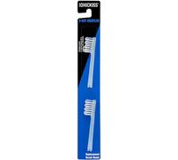 IONIC KISS [V-Cut - Clear Blue] Replacement Brush Head, 2pcs/Pack, Medium Hardness Bristles Mountain Cut, Floss Action Made in Japan IONPA IONIC KISS You hyG EXH52