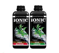 Ionic Soil Nutrients - Grow/veg & Bloom/Flowering -1L,2L,5L,20L Hydroponics (Ionic - Soil Grow & Bloom 1L)