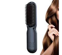 Ionic Straightening Brush | 1 x Thermal Straightening Comb | 3600 mAh Heating Brush for Hair, Negative Ion Anti-Frizz, Gives Volume, 3 Temperature Levels, Hair Care, Women, Use