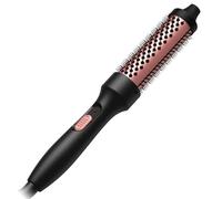 Ionic Thermal Round Heated Hot Brush - 38mm/1.7 Inch Barrels, 5 Temperature Settings, Natural Curls & Shinier Hair, Dual Voltage, UK Plug, Professional Hair Styler