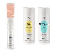 IONIQ Suncare Bundle | The Revolution of Skin Care | Apply Cosmetics Quickly & Streak-Free Without Hands Thanks to Magnetic Skin Technology All Over The Body | IONQ ONE Sprayer + Sun SPF 50 + After