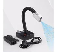 Ionizing Air Gun for Industrial Electrostatic Elimination, Adjustable Wind Speed with Flexible Spiral Tube and Automatic Sensor, Compatible with Air Compressor