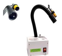 Ionizing Air Snake Static Gun, Dual Needle Design, Photoelectric Induction Jet Head, Adjustable Air Volume, 8mm Pipe Connector for Electronics Cleaning