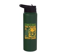 Ionizing The Future with Care Radiation Therapist Stainless Steel Insulated Water Bottle