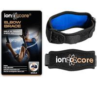 ionocore Tennis Elbow Support Strap - Golfers Elbow Support for Men & Women - for Rapid Pain Relief & Recovery - Elbow Brace with EVA Compression Pad & Adjustable Tennis Elbow Supports