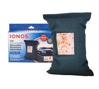 IONOS 300 g Car Dehumidifier Bag, Reusable Moisture Absorber for Vehicle Interiors, Absorbs up to 100 ml, Single Pack, (IONCDEHUMSF1PB12)