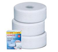 IONOS Dehumidifier Refill Tablets 450 g - Pack of 3, Absorbs up to 900 ml, For Use with IONRDEHUMSF1PB12, Unscented Moisture Absorbers (IONTABLETSF3PKB8)