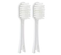 IONPA [Wide - White] Replacement Brush Head, 2pcs/Pack, IONIC KISS You, hyG, Made in Japan, Extended Filament, Floss Action