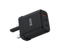 IONZ 65W USB C Charger, Fast PD Quick Charge Plug, GaN Power Adapter for MacBook Pro/Air, iPhone 16/15, Samsung Galaxy, iPad, Laptop, Type C Wall Charger Block (Black, USB Type C)