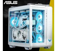 ionz Gaming Desktop PC - ASUS TUF GT502 HORIZON WHITE, Ryzen 7 7700X, GeForce RTX 5070TI, 32GB DDR5 RAM, 1TB NVMe SSD, Windows 11, 750W 80+ PSU, White