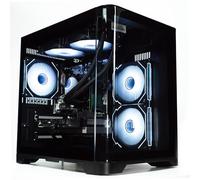 ionz Gaming Desktop PC, Intel i9 14900KF, Nvidia RTX 5080 OC, 32GB RAM, 2TB NVMe SSD, 240 AIO, Windows 11, 850W 80+ PSU, (Flow, Black)