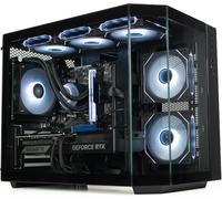 ionz Gaming Desktop PC, Intel i9 14900KF, Nvidia RTX 5080 OC, 32GB RAM, 2TB NVMe SSD, 240 AIO, Windows 11, 850W 80+ PSU, (Apex, Black)