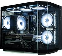 ionz Gaming Desktop PC, Ryzen 7 7700X, Radeon RX 9070 XT, 32GB DDR5 RAM, 1TB NVMe SSD, 120MM Air Cooler, Windows 11, 800W 80+ PSU (Apex, Black)