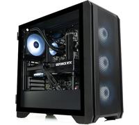 ionz Gaming Desktop PC, Ryzen 7 9800X3D, Nvidia RTX 5090, 32GB DDR5 RAM, 2TB NVMe SSD, 360mm AIO, Windows 11, 1200W GOLD PSU - GE336F Airflow | Black